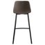 Стул барный Hugh, экокожа, серо-коричневый, Bergenson Bjorn, изображение 11