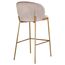 Стул барный Coral, велюр, серо-бежевый, Bergenson Bjorn, изображение 11