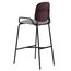 Стул барный Ror, 2 Frame, велюр, черный/пурпурный/серый, LATITUDE, изображение 3