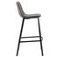 Стул барный Hugh, экокожа, темно-серый, Bergenson Bjorn, изображение 9