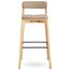 Стул барный Aska, рогожка, ясень/бежевый, LATITUDE, изображение 2
