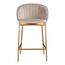 Стул полубарный Coral, велюр, серо-бежевый, Bergenson Bjorn, изображение 9