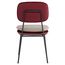 Стул с контрастным кантом Pea, велюр, бордовый/бежевый, Bergenson Bjorn, изображение 13