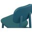 Стул с обивкой Saga, рогожка, сине-зеленый, LATITUDE, изображение 4