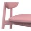 Стул с обивкой Saga, рогожка, розовый, LATITUDE, изображение 5