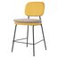 Стул полубарный Pea, велюр, желтый/бежевый, Bergenson Bjorn