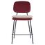 Стул полубарный Pea, велюр, бордовый/бежевый, Bergenson Bjorn, изображение 7