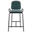 Стул полубарный Ror, 2 Frame, велюр, черный/зеленый, LATITUDE, изображение 2