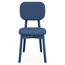 Стул с обивкой Saga, рогожка, синий, LATITUDE, изображение 2