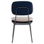 Стул с контрастным кантом Pea, велюр, темно-синий/бежевый, Bergenson Bjorn, изображение 10
