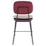 Стул полубарный с контрастным кантом Pea, велюр, бордовый/бежевый, Bergenson Bjorn, изображение 9