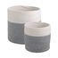 Кашпо Nygard, 25х24 см, кремовое/светло-серое, Bergenson Bjorn, изображение 4
