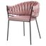 Кресло Lind, велюр, розовое, Bergenson Bjorn
